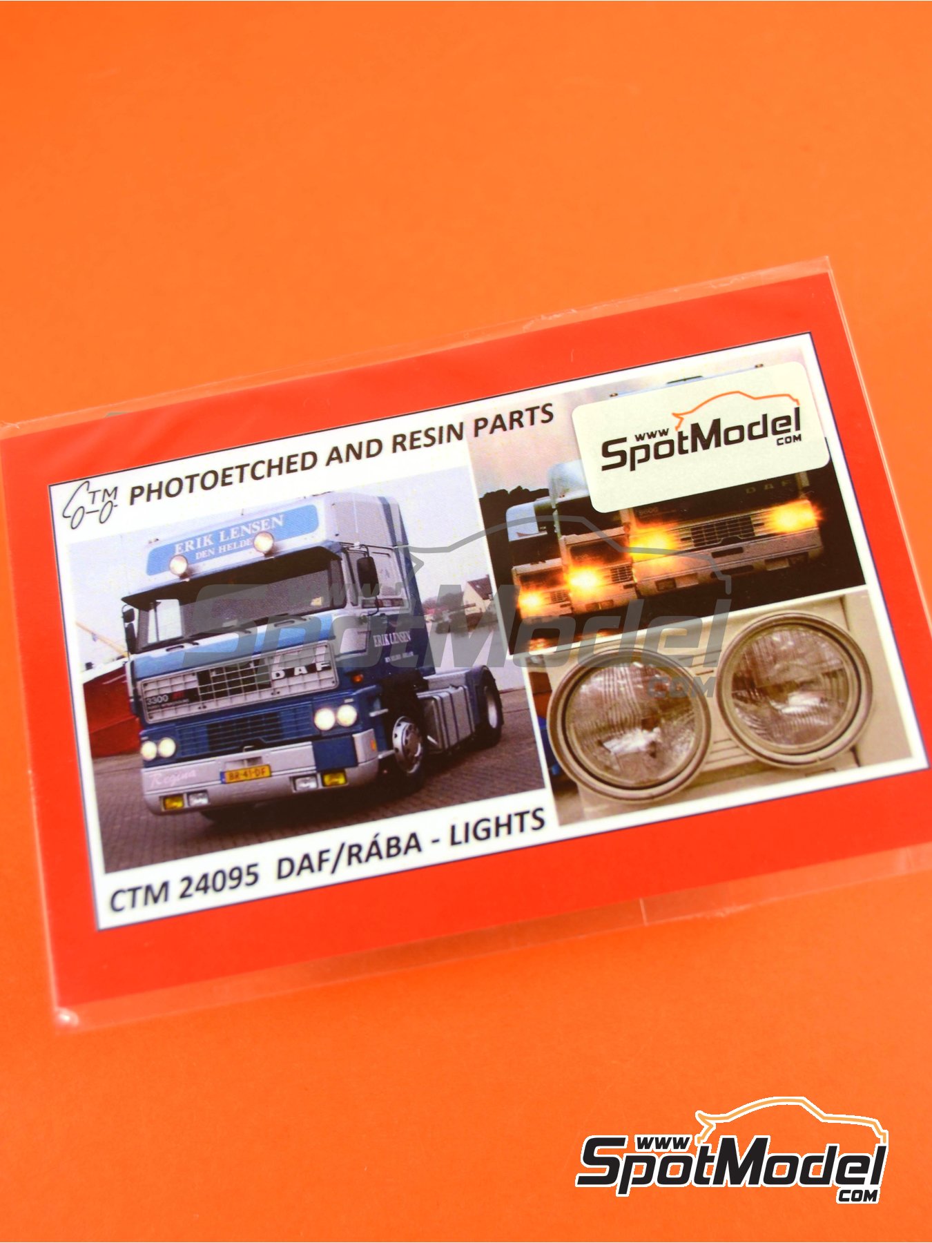 Czech Truck Model CTM24095: Lights 1/24 scale - DAF and RÁBA - for
